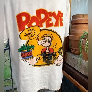 Vintage Bon Homme Popeye button down blouse